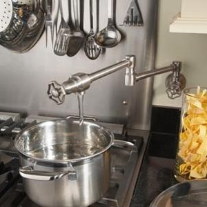 Jaclo Steam Valve Originals wall mounted pot filler faucet