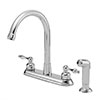 Gooseneck/High Arch style two handle kitchen faucets