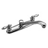 Traditional style two handle kitchen faucets