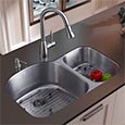 Stainless steel kitchen sink