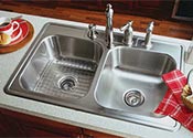 Stainless steel kitchen sink