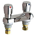 Metering bathroom faucet