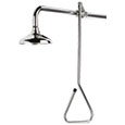 Pull chain drench shower