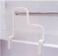 example of how this multi-grip tub safety bar makes your bathroom safer