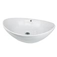 Oval porcelain sink