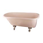 Bisque colored acrylic tub