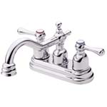 Old fashioned designer centerset lav faucet