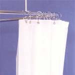 Extra wide shower curtain