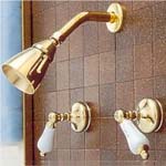 Vintage style shower set
