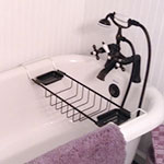 Clawfoot tub caddy