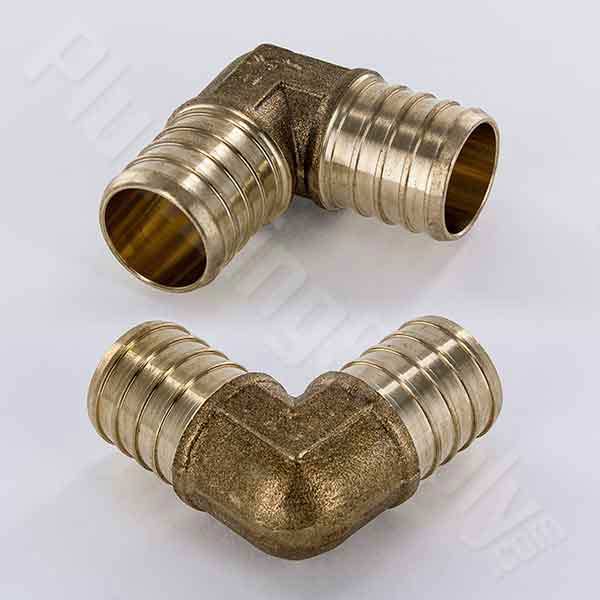 PEX 1-inch barbed 90-degree elbow
