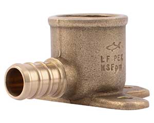 PEX 1/2-inch barbed x 1/2-inch threaded drop-ear elbow