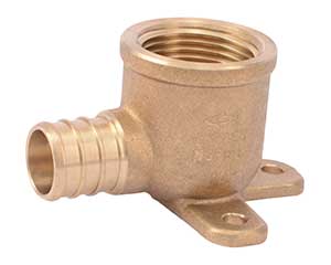 PEX 3/4-inch barbed x 3/4-inch threaded drop-ear elbow