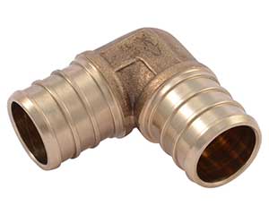 PEX 3/4-inch barbed 90-degree elbow
