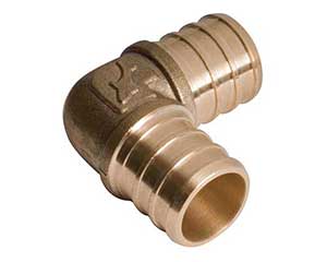 PEX barbed elbow