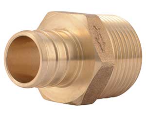 PEX 1/2-inch barbed x 1/2-inch MNPT adapter