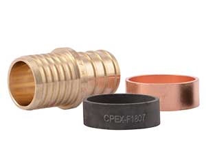 PEX 3/4-inch barbed polybutylene adapter