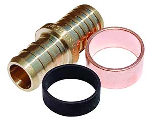 PEX barbed polybutylene adapter