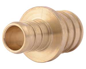 PEX barbed 1/2-inch x 3/4-inch reducing coupling