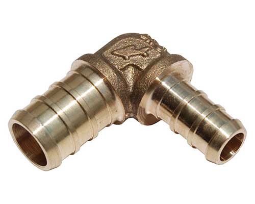 PEX barbed reducing elbow