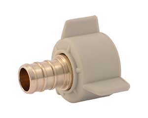 PEX 1/2-inch barbed x 1/2-inch FNPT swivel adapter