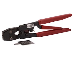 PEX clamp ring tool for one-handed operation