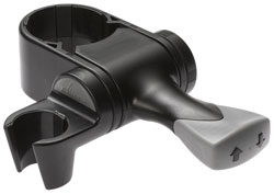 Balck hand held shower bracket