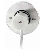 Single lever shower mixing valve