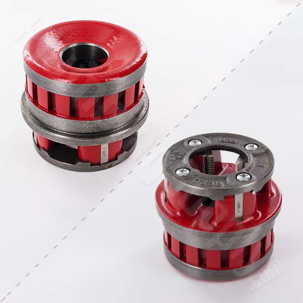 Drophead manual pipe threader