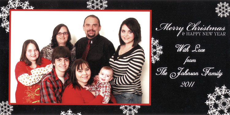 Rick and family christmas 2011