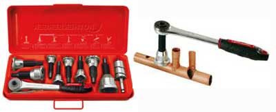 tee extractor kit with ratchet example by rothenberger