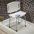 image of adjustable tub and shower chair