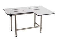 Seachrome Reversible L-Shaped Transfer Seat with Swing Down Legs