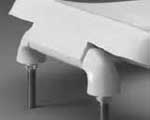 concealed check hinge used on some commercial toilet seats