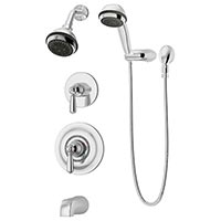 Allura tub, shower, and handshower system