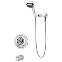 Allura tub/hand shower system