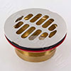 Brass Caulk Style Shower Drain