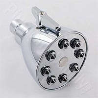 Budget 8-jet shower head