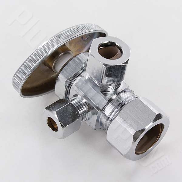 Compression Three Way Angle Stop 04351AB