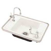 Cast iron classroom sink