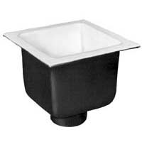 Cast iron floor sink