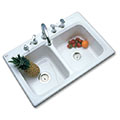 To Tacoma double bowl kitchen sink