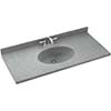 Swanstone Chesapeake single bowl integral vanity sink