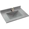 Swanstone Contour single bowl integral vanity sink
