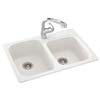Swanstone classic double bowl drop-in kitchen sink