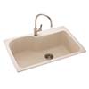 Swanstone large single bowl drop-in kitchen sink