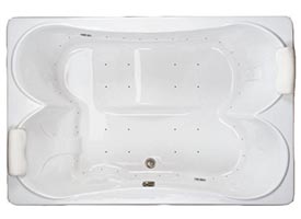 Swirl-Way Savannah two-person bathtub