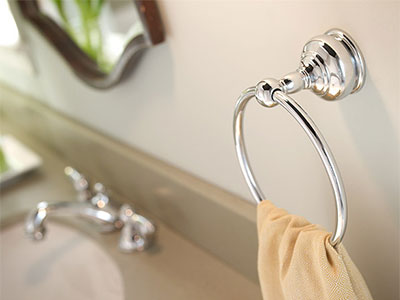 Allura towel ring installed