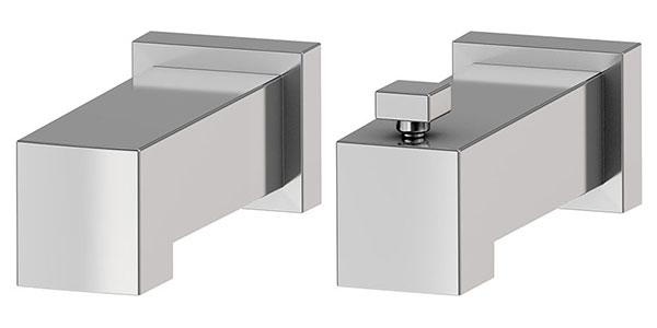 Image of Symmons square tub spout - #361TS