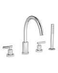 Sereno tub filler with handspray